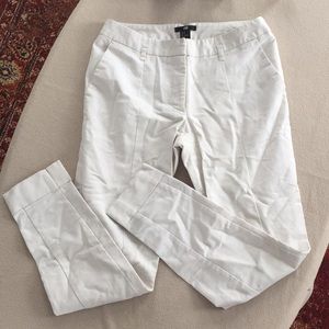H&M White Capri Slacks